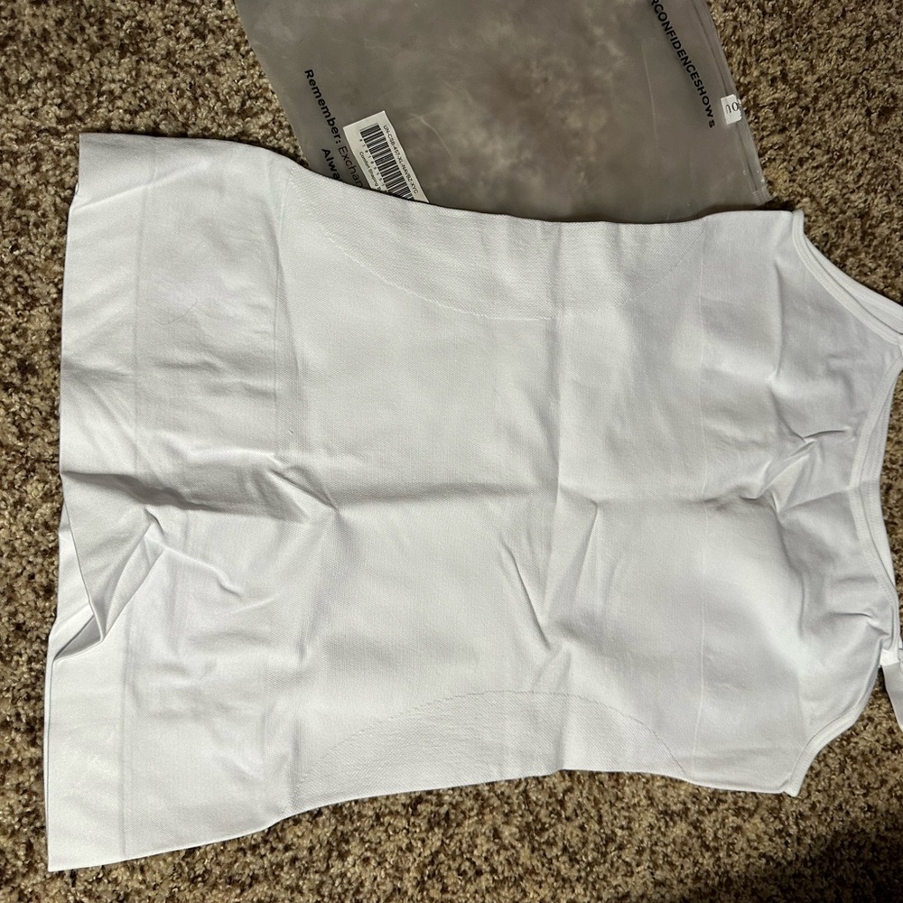 White Sleeveless Top